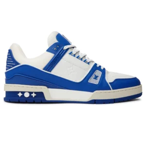 Louis-Vuitton-LV-Trainer-White-Blue-Sneaker-Crepsocker-Front