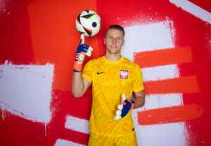 WARSAW, POLAND - JUNE 03: Marcin Bulka of Poland poses for a portrait during the Poland Portrait session ahead of the UEFA EURO 2024 Germany on June 03, 2024 in Berlin, Germany. (Photo by Boris Streubel - UEFA/UEFA via Getty Images)